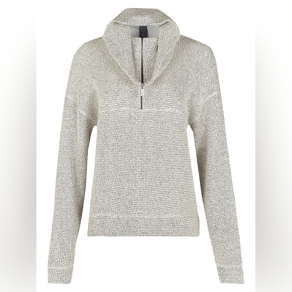 Sweaty Betty- Restful Bouclé Zipneck Sweatshirt - Picture 4 of 16